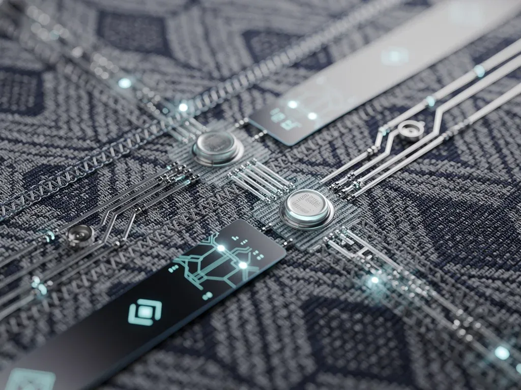Smart textile fabric with embedded sensors for interactive streetwear