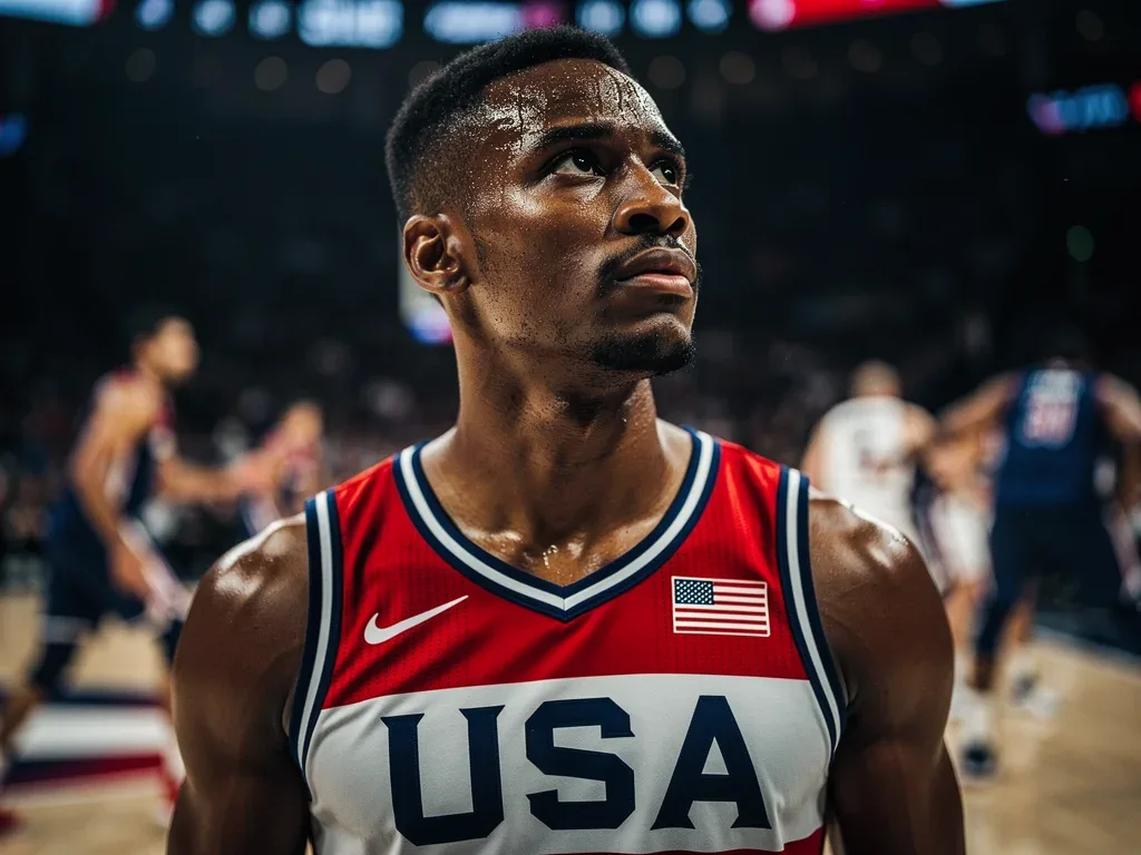 Basketball player demonstrating mental fortitude during a game.