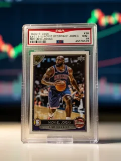 Graded rookie basketball card showcasing market investment trends
